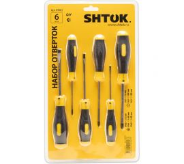 Набор отверток SHTOK 6 шт. блистер 09902 