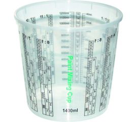 Пластиковая емкость для смешивания красок WOLF 1400мл (200 шт.), neutral 1.4220.1400 