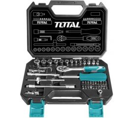 Набор инструмента, 1/4 45 предметов TOTAL THT141451 