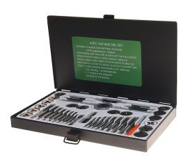 Метрический набор метчиков и плашек ROCKFORCE 40 предметов RF-M040-1 