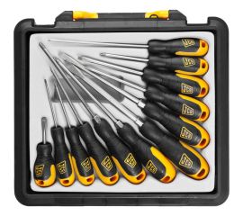 Набор отверток JCB 12 предметов, в боксе JSD021 
