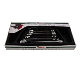 Набор трещоточных ключей с реверсом Hans ложемент 8 предметов TT-34 