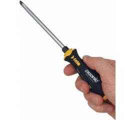 Плоская шлицевая ударная отвертка Felo Ergonic 7,0X1,2X130 45007040 