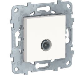 Механизм розетки TV Schneider Electric UNICA NEW одиночный белый NU546218 