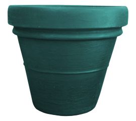 Цветочный горшок с поддоном Акватек Decorato зеленый 2-40-2103 