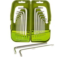 Набор Шестигранных 1.5,2,2.5,3,4,5,6,7,8,10 мм и TORX ключей Дело Техники 18 предметов 564518 