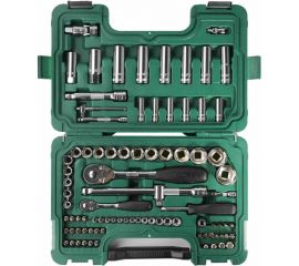 Набор торцевых головок из 88 предметов под воротки 1/4 и 1/2 дюйма Sata метрический 09013 