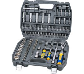 Набор инструмента 1/2 Dr и 1/4 Dr 94 предметов с 12 гранными головками KRAFT KT 700682 