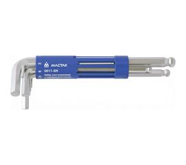 Набор Г-образных шестигранников 2-10мм, 8шт МАСТАК 0611-8HB 