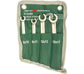 Набор разрезных ключей 4 шт сумка ДТ/40 Дело Техники 513540 