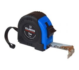 Рулетка Elmos 3 м, 19 мм, магнит, обрезиненная e70 512 