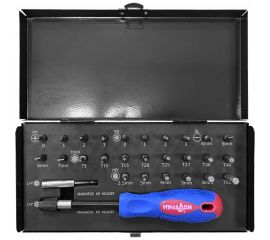 Отвертка Управдом в наборе с насадками, 28 предметов, CrV 203161-Н28 4100002316 