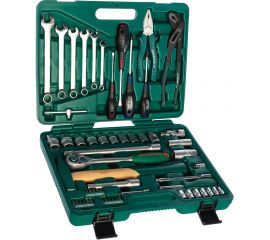 Универсальный набор торцевых головок 1/4"DR 6-13 мм и 1/2"DR 12-24 мм Jonnesway S04H52460S 