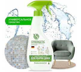 Универсальное биоразлагаемое средство для любых поверхностей и текстиля SYNERGETIC 500 мл 106054 