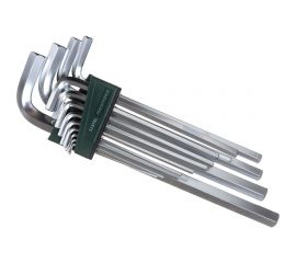 Набор ключей Г-образных 6-гранных экстра длинных 13 предметов ROCKFORCE RF-5137XL 