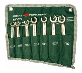 Набор разрезных ключей 7 шт сумка ДТ/24 Дело Техники 513570 
