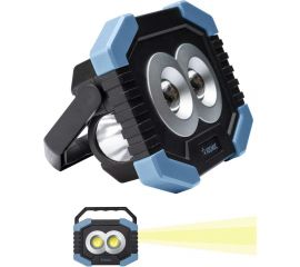 Фонарь светильник КОСМОС рабочая серия 4Вт COBLED+1ВтLED/2 линзы/3xAA/корпус ABS-пластик, KOS702B 