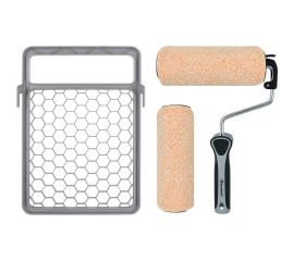 Малярный набор Rollingdog QUICKFIRE валик Super-Micro 180 мм, ворс 9,5 мм 2 шт 70206 