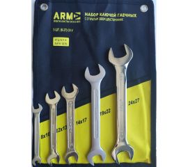 Набор гаечных ключей с открытым зевом ПКБ АРМА КГД-5/1 Х 5 шт А410-1215 