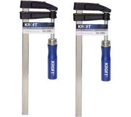 Набор струбцин VIRA F-образные, 50x200 мм, 2 шт kroft 203103 