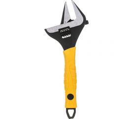 Разводной ключ Эталон FIT CrV, узкие губки, шкала, экстра увеличенный захват, 70197 