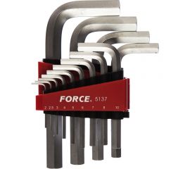 Набор Г-образных шестигранников 2-19 мм, 13 предметов FORCE 5137 