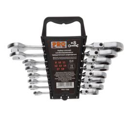 Набор комбинированных ключей STARTUL с поворотной трещоткой 8-19 мм 8 предметов PRO-7308 