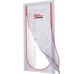 Временная пленочная дверь 160х220 см с молнией типа U вариант 2Б СТОП-ПЫЛЬ 201806 