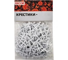 Крестики для кафеля 4 мм, 100 шт DECOR 448-0040 11606919 