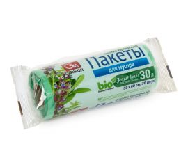 Пакеты для мусора Лесные травы, 30 л, 20 шт в рулоне, 5 шт в упаковке GRIFON 100-032_5 