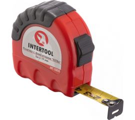 Рулетка с фиксатором INTERTOOL EXTRA 5 м х 19 мм MT-0205 