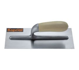 Плоская гладилка Kapriol с деревянной ручкой 12x28 см, нерж.сталь 23011 