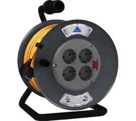 Удлинитель Партнер-Электро ProfiLine 4гн. с/з с выкл. ПВС 3х1,5 16A 30м UP206C-430GR 