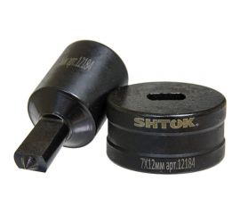 Комплект насадок к ШП-110/12 овал 7x12 мм SHTOK 12184 