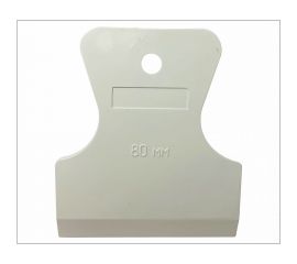 Шпатель ON резиновый 80 мм, белый, эконом 02-04-308 