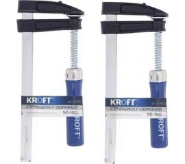 Набор струбцин VIRA F-образные, 50x150 мм, 2 шт kroft 203102 