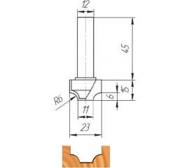Фреза ФК 0150 МебельДрев 4627198884555 