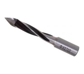 Сверло присадочное усиленное сквозное (8x70 мм; S=10x20 мм; RH) ROTIS 422.0870R 