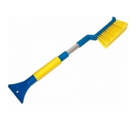 Щетка сметка со скребком DolleX телескопическая 53-66 см SNW-2202 