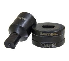 Комплект насадок к ШП-110/12 овал 9х14 мм SHTOK 12181 