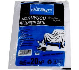 Пленка укрывная полиэтиленовая DIZAYN 401 20 кв.м DIZAYNTOOLS .401 