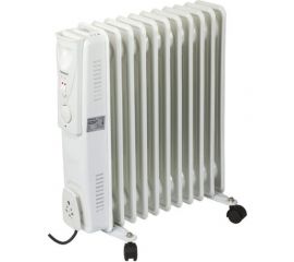 Масляный обогреватель SONNEN DFS-11, 2500 Вт, 11 секций, белый, 453500 