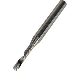 Фреза спиральная однозаходная нижний рез для ЧПУ (2x12x38 мм; S=3.175 мм; Z1) Greencut GX3162 