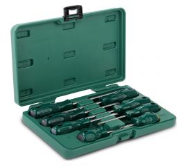 Комбинированный набор крестовых и плоских отверток 8шт серия А Sata 09306 