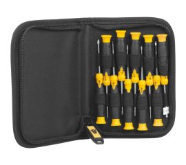 Набор отверток для точных работ JCB CrV cталь, 11 предметов, чехол JSD026 