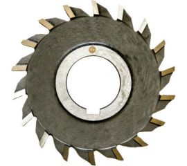 Фреза дисковая трехсторонняя (80х10х27 мм; тип 1; Z=18; HSS 6542; DIN 885) ИНСТУЛС 00001179351 