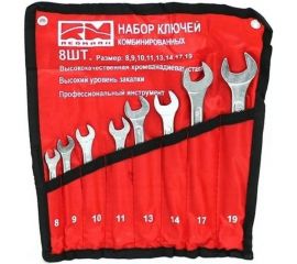Набор ключей REDMARK комбинированных 8 шт. кт. 8,9,10,11,13,14,17,19 мм в сумке RM2105908 