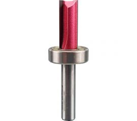 Фреза обгонная (10x25x65 мм; хв-к 8 мм; Z2; верхний подшипник 22 мм; B=8 мм; I=7 мм) PROCUT 152801BP 