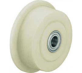 Колесо из блочного полиамида одноребордное серии FPB (145 мм; 750 кг) КубаньЛитМаш FBP 125R 