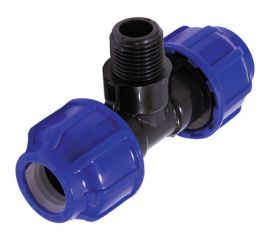 Тройник наружная резьба CN-TB ПНД 25х1/2"х25 TEBO 017031304 